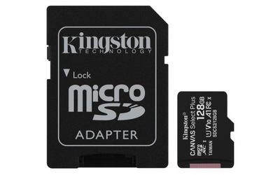 Karta pamięci z adapterem Kingston Canvas Select Plus SDCS2/128GB (128GB; C