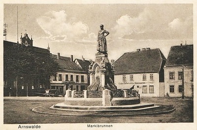 Choszczno fontanna - Reprodukcja 17578