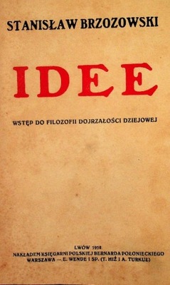 Stanisław Brzozowski - Idee 1910 r.
