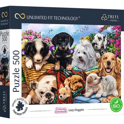 Puzzle Trefl Prime 500 el. - Lazy Doggies 37464