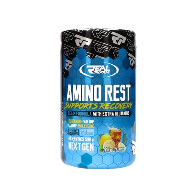 REAL PHARM AMINO REST 500g COLA LEMON AMINOKWASY