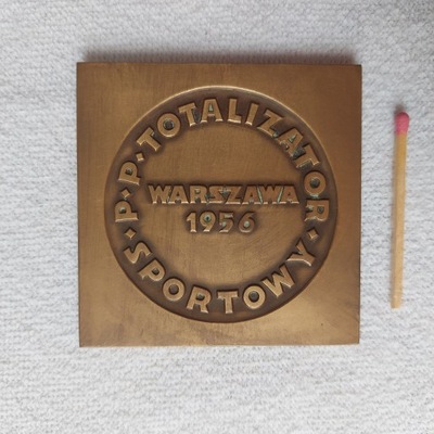 Medal P.P. TOTALIZATOR SPORTOWY - WARSZAWA 1956