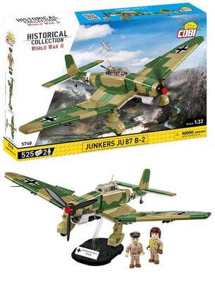 COBI BOMBOWIEC NURKUJĄCY HC WWII /5748/ JUNKERS JU 87 B-2 525 KL