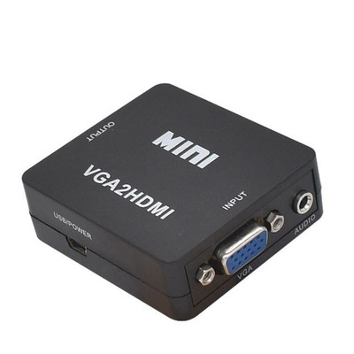 MINIHDMI na konwerter VGA konwerter HDMI na VGA wy