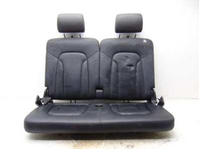 Заднє сидіння обшивки сидіння задня 3 ряд iii trzeci ряд audi q7 4l шкіра фото №1