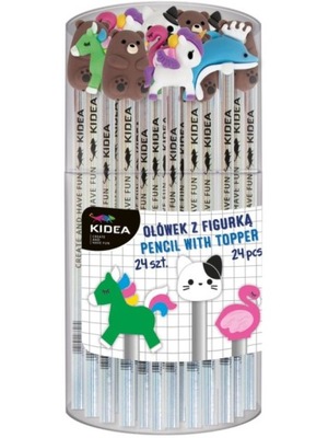 Ołówek z figurką 2 szt Kidea