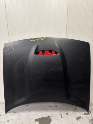 Оригінальна капот dodge challenger srt r/t 2015- czerowona обклеєна плівка фото №1