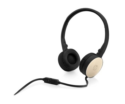 Słuchawki nauszne przewodowe HP H2800 czarno-złote
