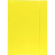 Teczka z gumką A4 300g kolor żółty