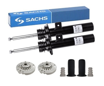 Амортизаторы sachs перед + крепления bmw x1 f48 фото №1
