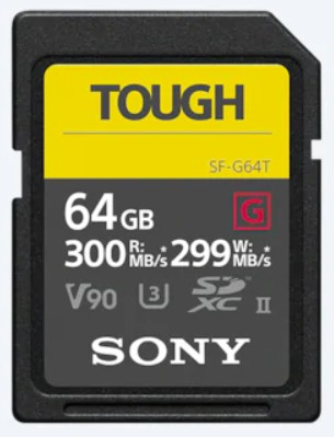 Sony SF64TG pamięć flash 64 GB SDHC UHS-II Klasa 1