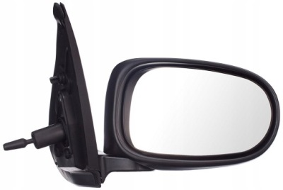 Nissan almera n16 зеркало правое наружное механический стекло хром выпуклое фото №1