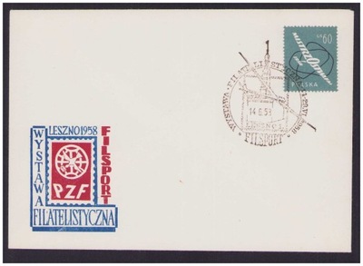 Wystawa Filatelistyczna Filsport Leszno 1958