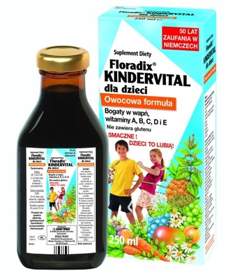 FLORADIX KINDERVITAL witaminy dla dzieci 250ml