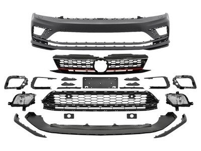 Vw jetta 2014-2018 бампер перед gli фото №1