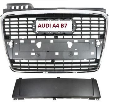 AUDI A4 B7 04- GRILL ATRAPA NOWA KRATKA PRZÓD