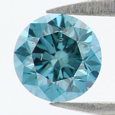 NATURALNY NIEBIESKI DIAMENT BRYLANT 0.42 CT