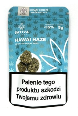 Susz konopny CBD Kwiaty konopi "HAWAI HAZE" 5 g