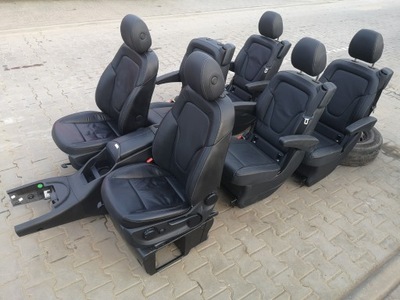 Mercedes v klasa w447 сиденья салон холодильник коврики обшивки long фото №1