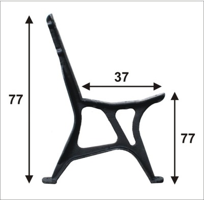 NOGA NOGI DO ŁAWKI ŁAWEK ŻELIWNA MIEJSKA 5 DESEK