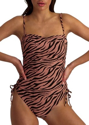 Bikini strój kąpielowy zebra Beachlife brudny róż r.40 80C