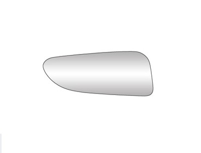 Вкладыш зеркало левый nissan nv400 фото №1