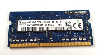PAMIĘĆ RAM DDR3 SK HYNIX 4GB 1Rx8 PC3L 12800S