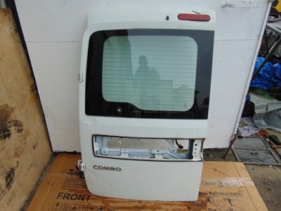 Двері лівий задня opel combo d doblo ii з скло білий фото №1