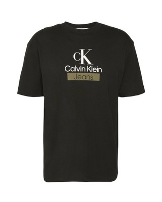 Calvin Klein T-Shirt J30J323759 Czarny Regular L