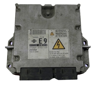 CONTROL UNIT NISSAN 23710AW42A 2758003153 580315 E9  