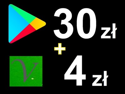 Karta Google Play 30 zł Kod Prepaid Klucz Android