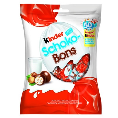 Kinder Schoko-Bons Czekoladki z mlecznej czekolady z nadzieniem125 g