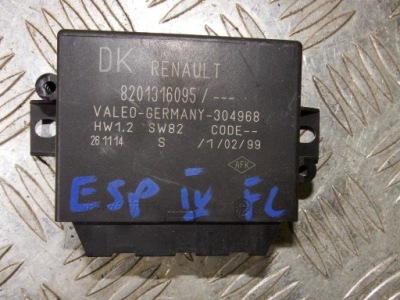 Модуль блок керування парктронік датчиків заднього виду pdc renault espace iv lift фото №1