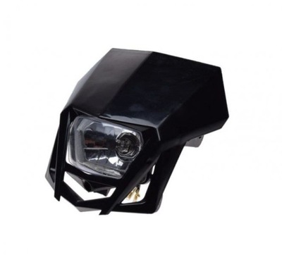 LAMP PRZOD, LAMP Z DEFLECTOR BLACK  