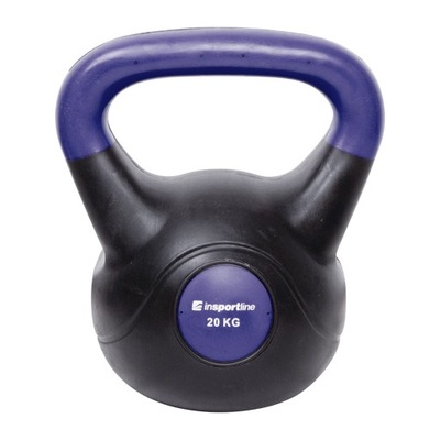 HANTLA BITUMICZNA inSPORTline Kettlebell Dark 20kg