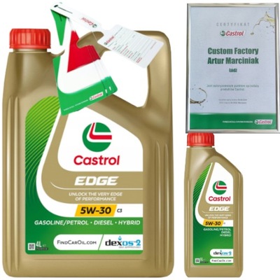 CASTROL EDGE 5W30 C3 5L TITANIUM DEXSOS2 RN0700 RN0710 +  