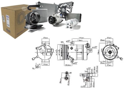 КОМПРЕСОР КОНДИЦІОНЕРА NISSENS 890667 FIAT BRAVO 07- LANCIA DELTA 08-