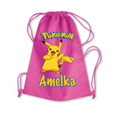Worek Szkolny Na Buty Plecak Pokemon Pikachu