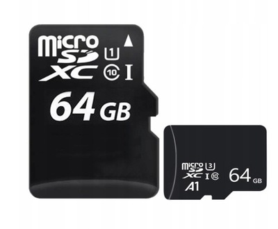 64GB class 10 micro SD memory card