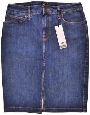 LEE spódniczka JEANS blue PENCIL SKIRT _ W26