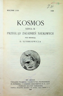 Kosmos seria B 1938 r.