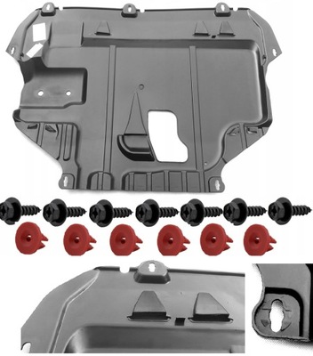 FORD FOCUS II MK2 C-MAX PROTECTION ENGINE CLAMPS HDPE  