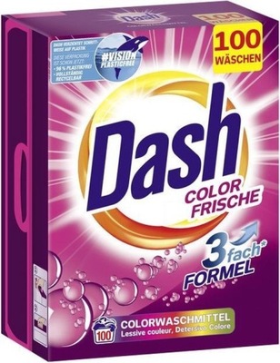 Dash COLOR Proszek do prania kolorów 100 prań 6 kg DE