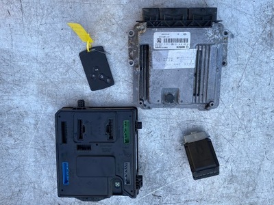 Набор стартовый бортовой компьютер renault scenic iii 2,0 dci 0281018132 фото №1