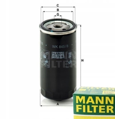 Фильтр топлива mann-filter do mg zt 2.0 фото №1