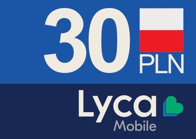 LycaMobile 30zł Kod doładowanie Prepaid code 30PLN