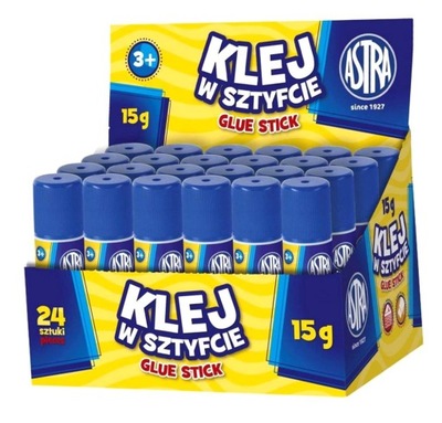 KLEJ W SZTYFCIE 15G (24SZT) ASTRA