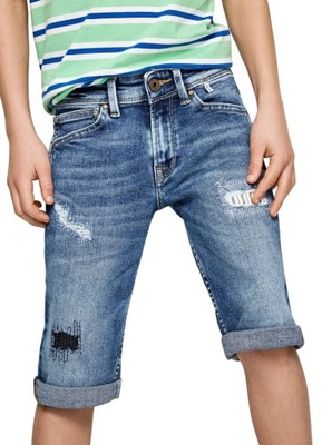 Spodenki Pepe Jeans dziecięce szorty jeansowe 104