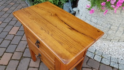 Szafka z szufladami ze starego drewna Komoda
