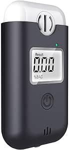 BREATHALYZER POLICYJNY FROM FLASHLIGHT LED MEASURER PROMILI LCD PRECYZJA  